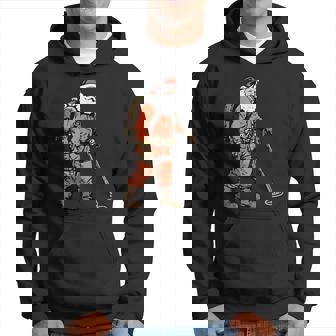 Papá Noel Como Detectorista De Metales Detección De Metales Navidad Sudadera - Regaloses