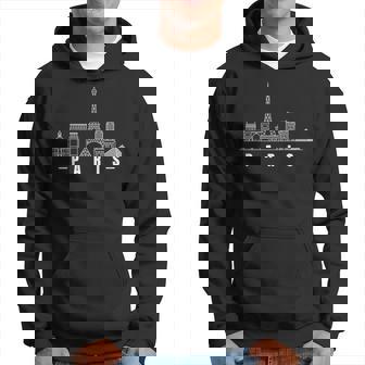 Paris Souvenir Tour Eiffel France Louvre Notre Dame Sweat à capuche - Cadeauxyz