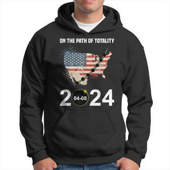 Path Of Totality Eclipse 2024 Usa Total Solar Eclipse Hoodie - Monsterry DE