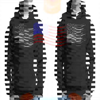 Patriotic 4Th Of July Usa American Flag Waving Hoodie | Seseable FR