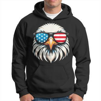 Patriotic Eagle Red White Blue Usa Flag Eagle 4Th Of July Hoodie - Monsterry CA