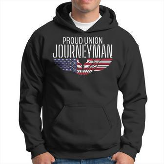 Patriotic Proud American Trade Union Contractor Journeyman Hoodie - Monsterry