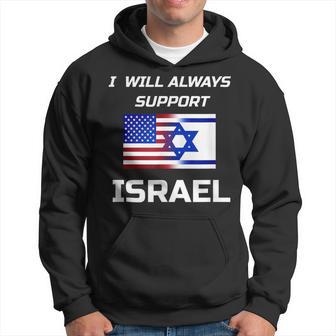 Patriotic T Usa Israel American Flag To Support Israel Hoodie - Monsterry CA