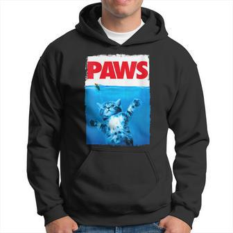 Paws Cat And Mouse Top Cute Cat Lover Parody Top Hoodie - Monsterry DE