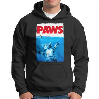 Paws Cat And Mouse Top Cute Cat Lover Parody Top Hoodie - Thegiftio UK