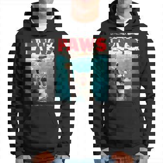 Paws Parody Cat Mouse Humorous Cat Chasing Mouse Kitten Hoodie - Thegiftio