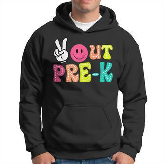 Peace Out Pre-K Graduation Class Of 2024 Last Day Of School Hoodie - Monsterry