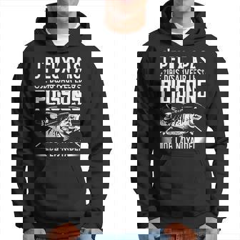 Pêche J'peux Pas Je Dois Sauver Les Poissons Truite Pêcheur Sweat à capuche - Cadeauxyz