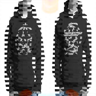 Pentacle Pentagram Symbol Wicca Gothic Pagan Hoodie - Thegiftio