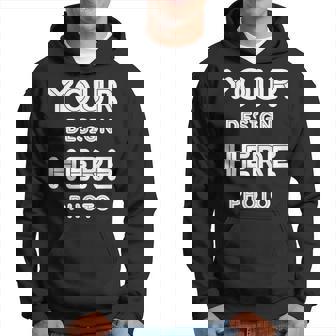 And Personalized Add Your Image Text Photo Hoodie - Seseable