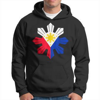 Philippine Flag Pinoy Flag Filipino Pinoy Three Stars Sun Hoodie - Thegiftio UK