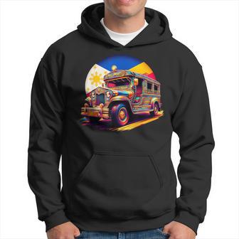 Philippines Flag Proud Filipino Souvenir Philippines Jeepney Hoodie - Monsterry DE