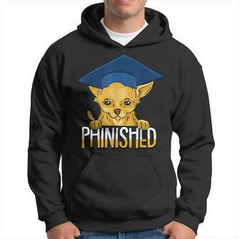 Phinished Phd Cute Chihuahua PhD Grad Candidate Student Hoodie - Monsterry UK