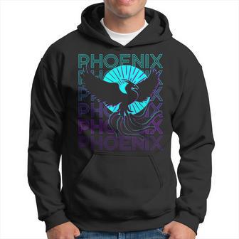 Phoenix Retro Hoodie - Seseable