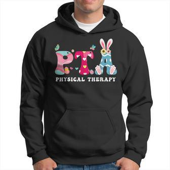 Physical Therapy Happy Easter Pt Therapist Bunny Eggs Hoodie | Mazezy