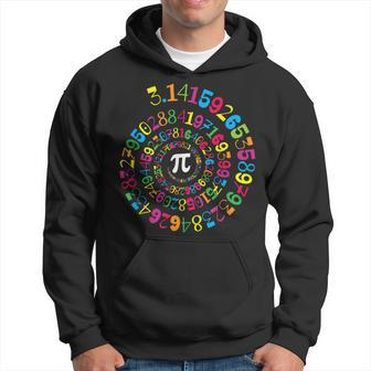 Pi Spiral Novelty Math Geek 314 Pi Day Hoodie - Thegiftio UK