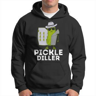 Pickle Diller Dill Pickle Pun Pickle Lover Cucumber Hoodie - Monsterry DE