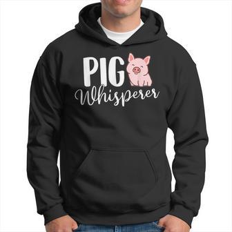 Pig Whisperer Pig Lover Pig Farming Piglet Farmer Farm Hoodie - Monsterry CA