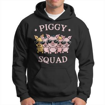 Piggy Squad Cute Pig Farmer Animal Lovers Pigg Farm Hoodie - Monsterry DE