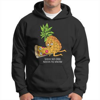 Pineapple Belongs On Pizza Lover Food Pun Hoodie - Monsterry CA