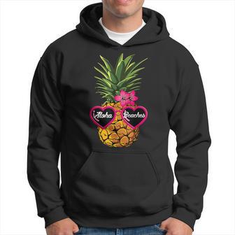 Pineapple Sunglasses T Aloha Beaches Hawaiian Hawaii Hoodie - Monsterry DE