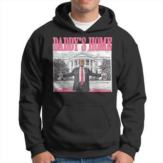 Pink Daddys Home Trump 2024 Hoodie - Monsterry UK