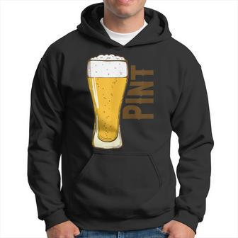 Pint Half Pint Matching Father Son Matching Father's Day Hoodie - Monsterry CA