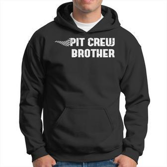 Pit Crew Brother Racing Car Family Matching Birthday Party Hoodie - Thegiftio UK