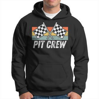 Pit Crew Costume For Race Car Parties Vintage Hoodie - Seseable