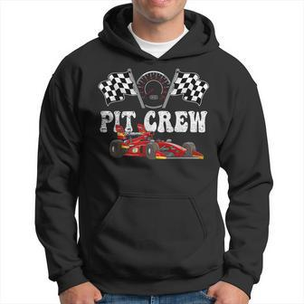 Pit Crew Race Car Hosting Parties Racing Family Themed Hoodie - Seseable