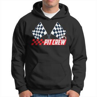 Pit Crew Race Car Hosting Parties Racing Party Hoodie - Monsterry