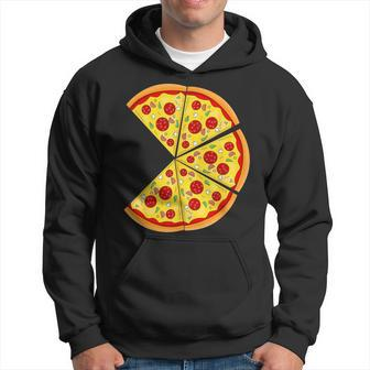 Pizza Pie & Slice Dad And Son Matching Pizza Father's Day Hoodie - Monsterry UK