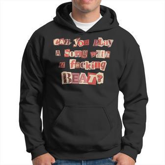 Can You Play A Song With A Fucking Beat Pink Pony Club Hoodie - Thegiftio UK