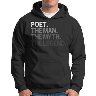 Poet Man Myth The Legend Hoodie - Monsterry AU