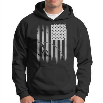 Pole Vault Usa American Flag 4Th Of July Jump Sports Hoodie - Monsterry
