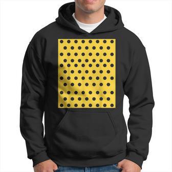 Polka Dots Mustard Yellow Polka Dot Hoodie - Monsterry AU