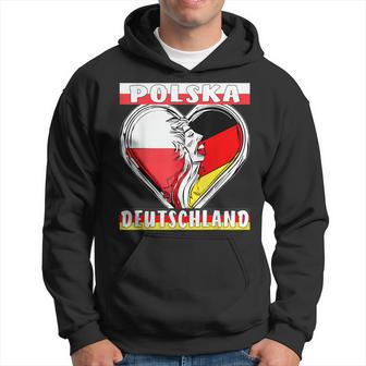 Polska Deutschland Herz Deutsch Polen Kapuzenpullover - Geschenkecke