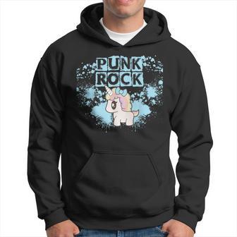 Pony Punk Rock Blu Hoodie - Monsterry