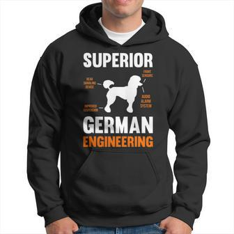 Poodle Dog Superior German Engineering Hoodie | Mazezy