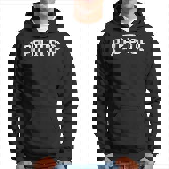 Pop Pop Classic Bold Font Pop Pop Birthday Hoodie - Thegiftio UK
