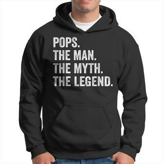 Pops Grandpa Dad Birthday Father's Day Men Hoodie - Monsterry AU