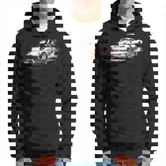 Porsc White Gt 3 Rs Sports Car Coupe 911 Hoodie | Mazezy