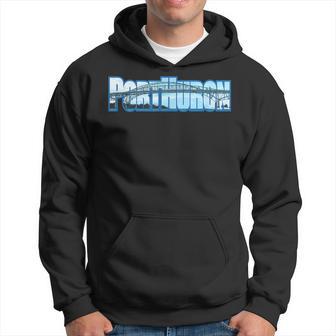 Port Huron Michigan Blue Water Bridges Hoodie - Monsterry