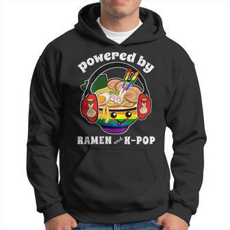 Powered By Ramen And Kpop Lgbt Gay Pride Month Ally Lgbtq Hoodie - Monsterry UK
