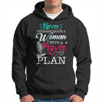 With Prayer Plan Hoodie - Monsterry