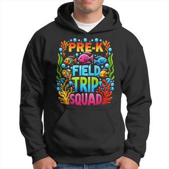 Preschool Aquarium Field Trip Squad Pre-K Preschooler School Hoodie - Monsterry