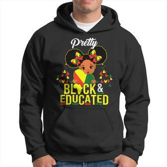 Pretty Black And Educated I Am The Strong African Queen Girl Hoodie - Monsterry AU