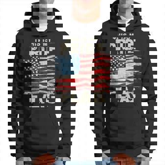 This Is My Pride Flag Usa American 4Th Of July Patriotic Hoodie - Thegiftio UK
