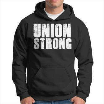 Pro Union Strong Blue Collar Worker Labor Day Dad Hoodie - Monsterry AU