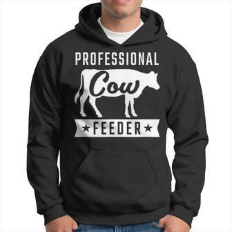 Professional Cow Feeder For Cow Loving Farmers Cute Hoodie | Mazezy